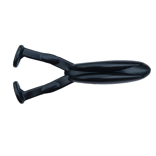 4" Black Weed Beater Topwater Frog