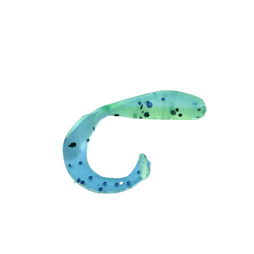 1.75" Lemon Pepper Curly Tail Grub