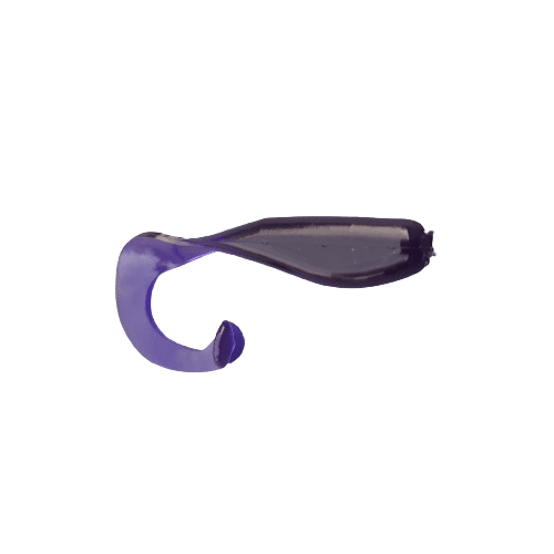 1.75" Purple Curly Tail Grub