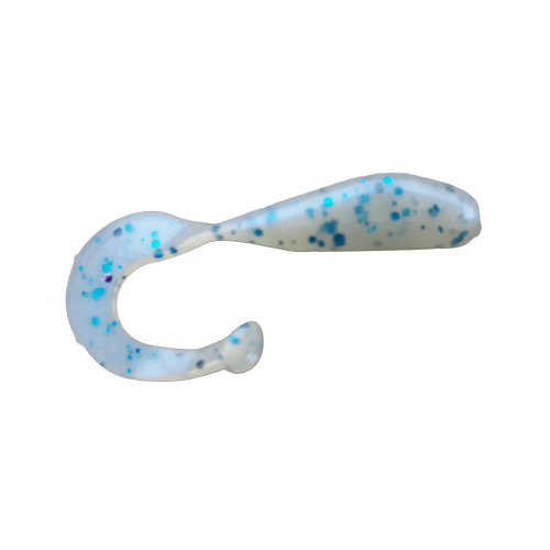 1.75" Smoked Blue Curly Tail Grub