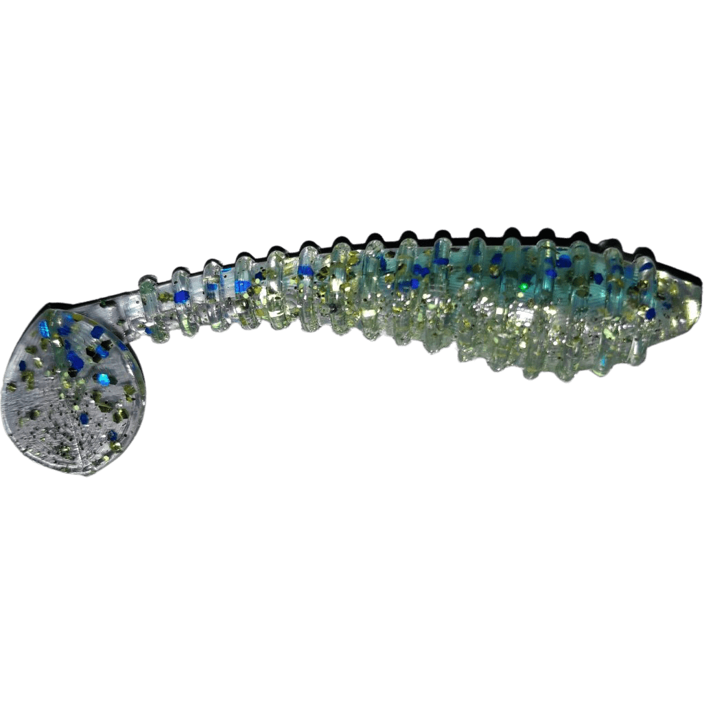 2.5" Caribbean Blue Little Swimmer Swimbait