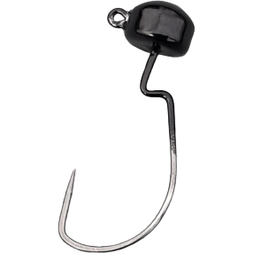 3/16 oz Custom Black Weedless NED Hook