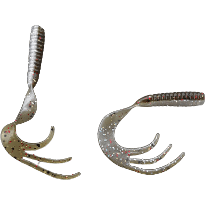 3.5" Jasper Triple Tail Grub