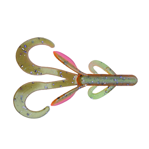 3.8" Pink Champagne Crazy Hog Creature Bait