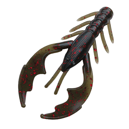 4" Green Pumpkin Red Craw