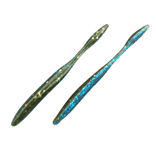 drop shot fishing lures 4.25" Mississippi Magic Drop Shot Worm Soft Plastic Fishing Bait