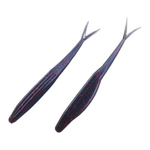 5" Green Pumpkin Red Soft Jerkbait