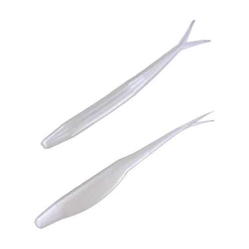5" Pearl White Soft Jerkbait