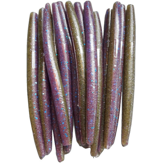 5.25" Green Pumpkin Purple Stick Bait