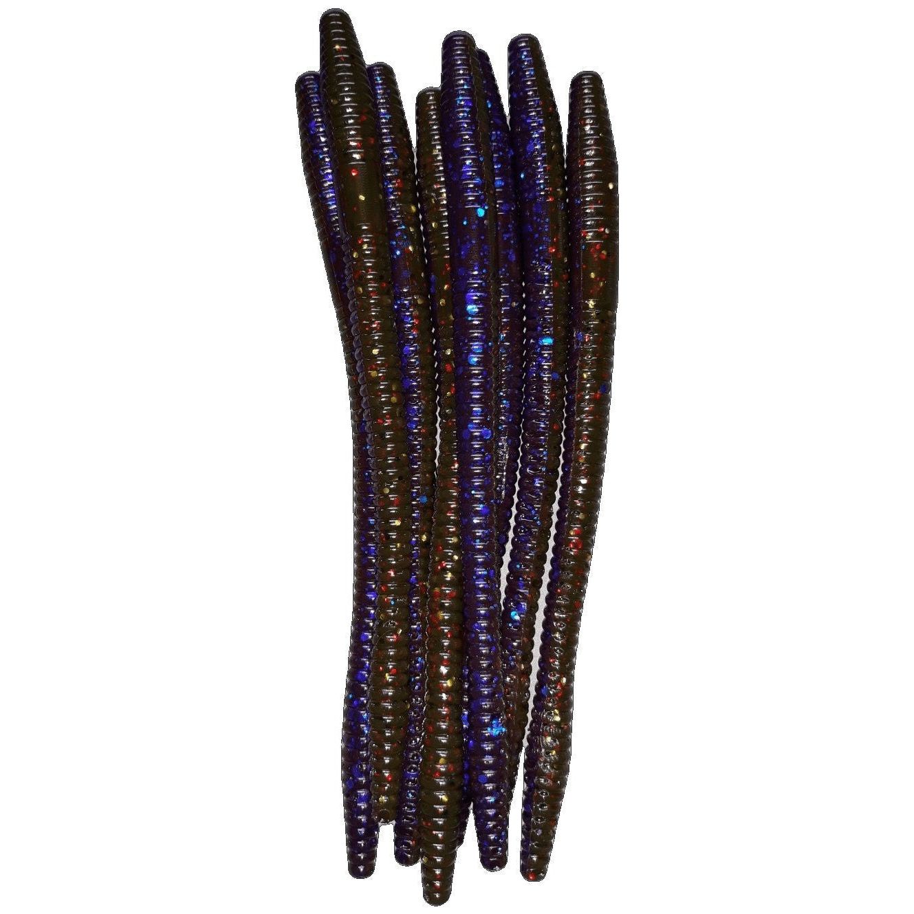 6.25" Green Pumpkin Purple Magnum Trick Worm