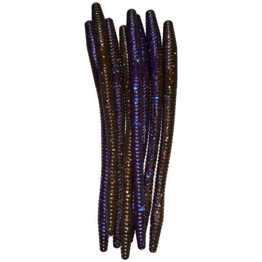 6.25" Green Pumpkin Purple Magnum Trick Worm