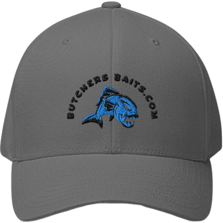 Butchers Baits Grey Flexfit Hat