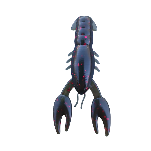 2.5" Green Pumpkin Red NED Craw