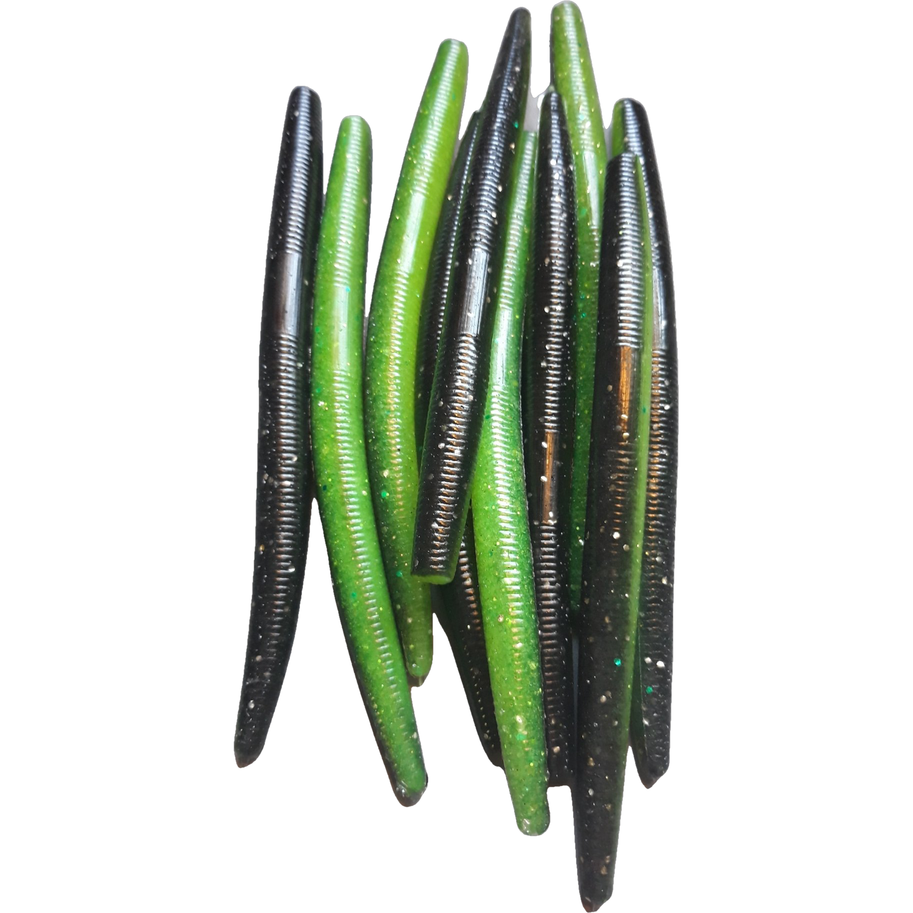 True North Baits - 5 Stoty Stick (Variety Pack, 8pk) - Stick Bait kit bass  Fishing Worms Sinking Worms sinko baits Soft Plastic Variety