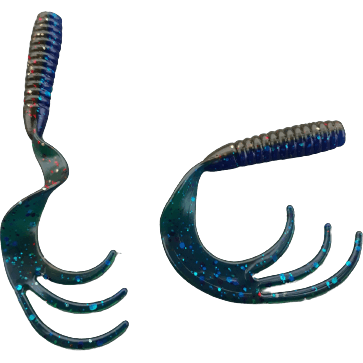 3.5" Okeechobee Craw Triple Tail Grub